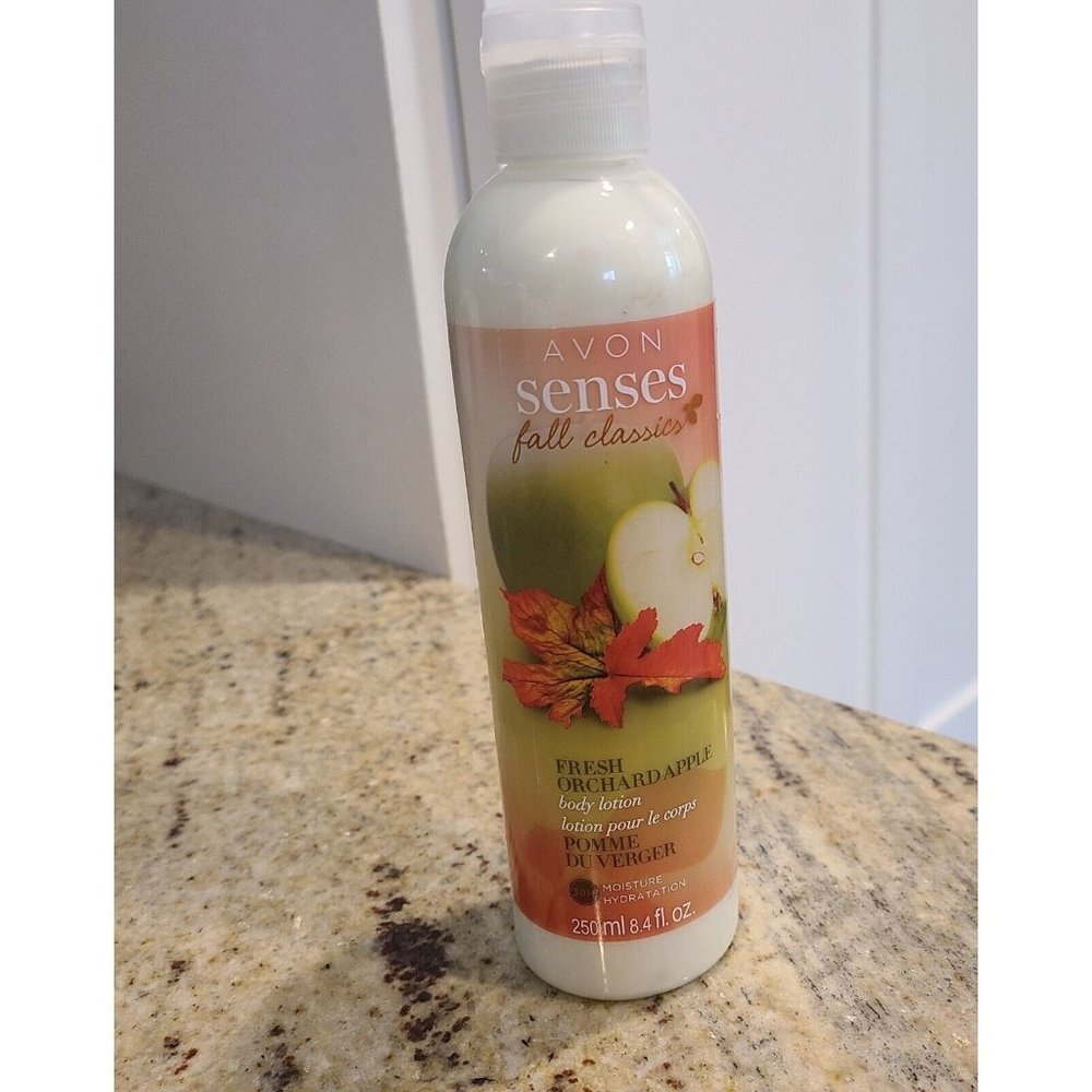 Avon Senses Fresh Orchard Apple Hand Body Lotion Fall Classics Sealed New 8.4 oz